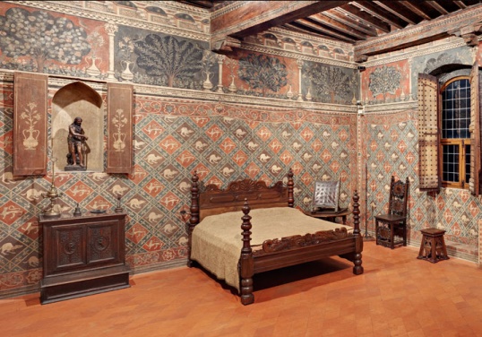 Одна из спален в Палаццо Даванцати